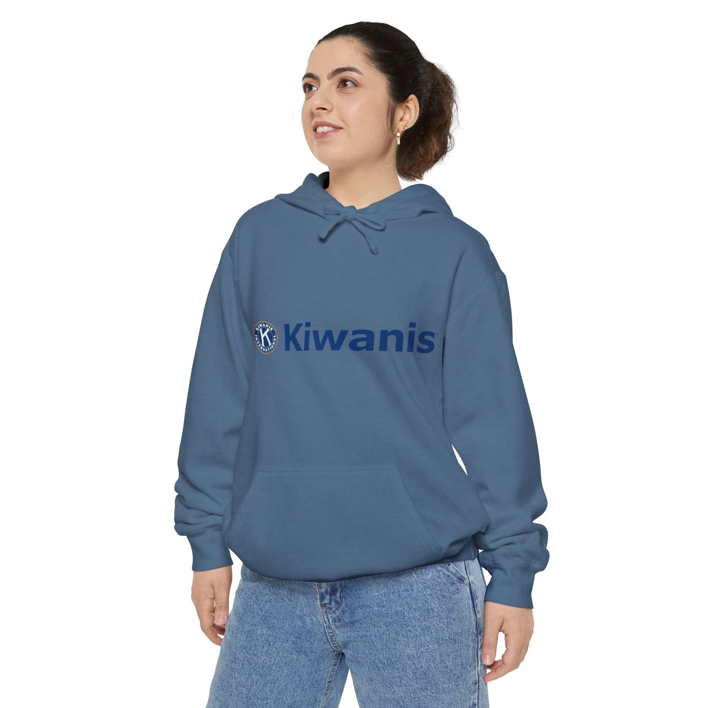 Kiwanis Unisex Garment-Dyed Hoodie - Comfortable Community Support Apparel