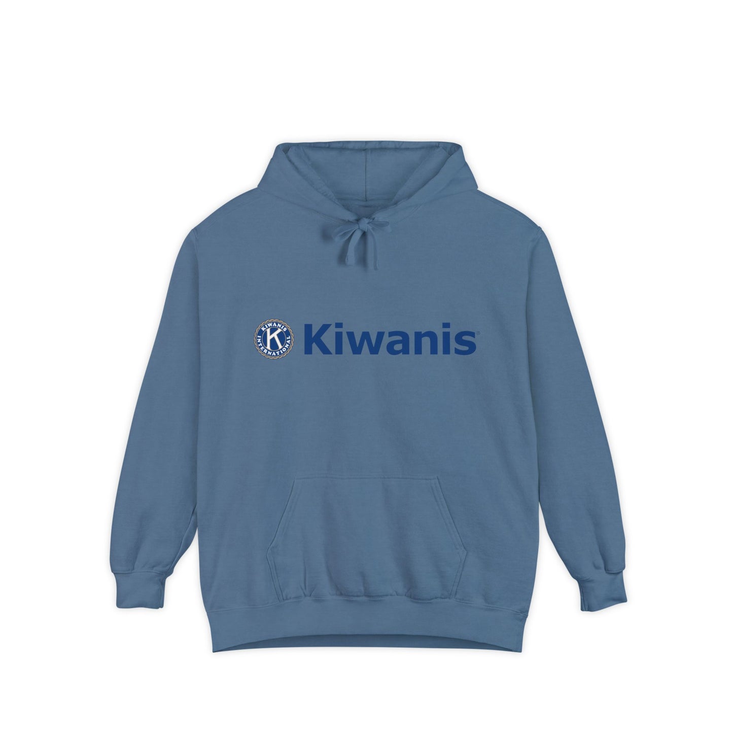 Kiwanis Unisex Garment-Dyed Hoodie - Comfortable Community Support Apparel