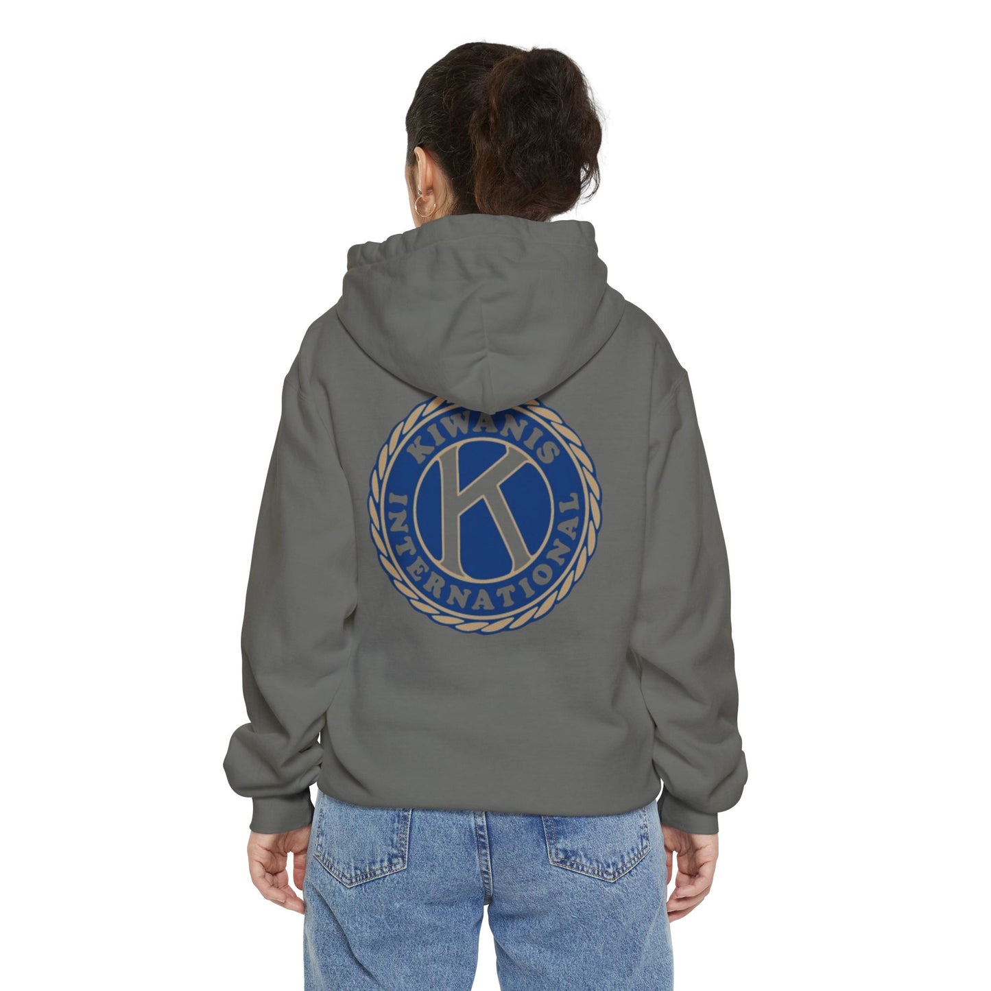 Kiwanis Unisex Garment-Dyed Hoodie - Comfortable Community Support Apparel