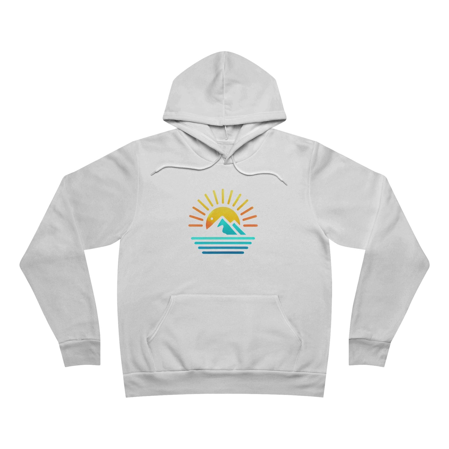 Sunrise Mountain Unisex Hoodie - Cozy Pullover for Outdoor Lovers
