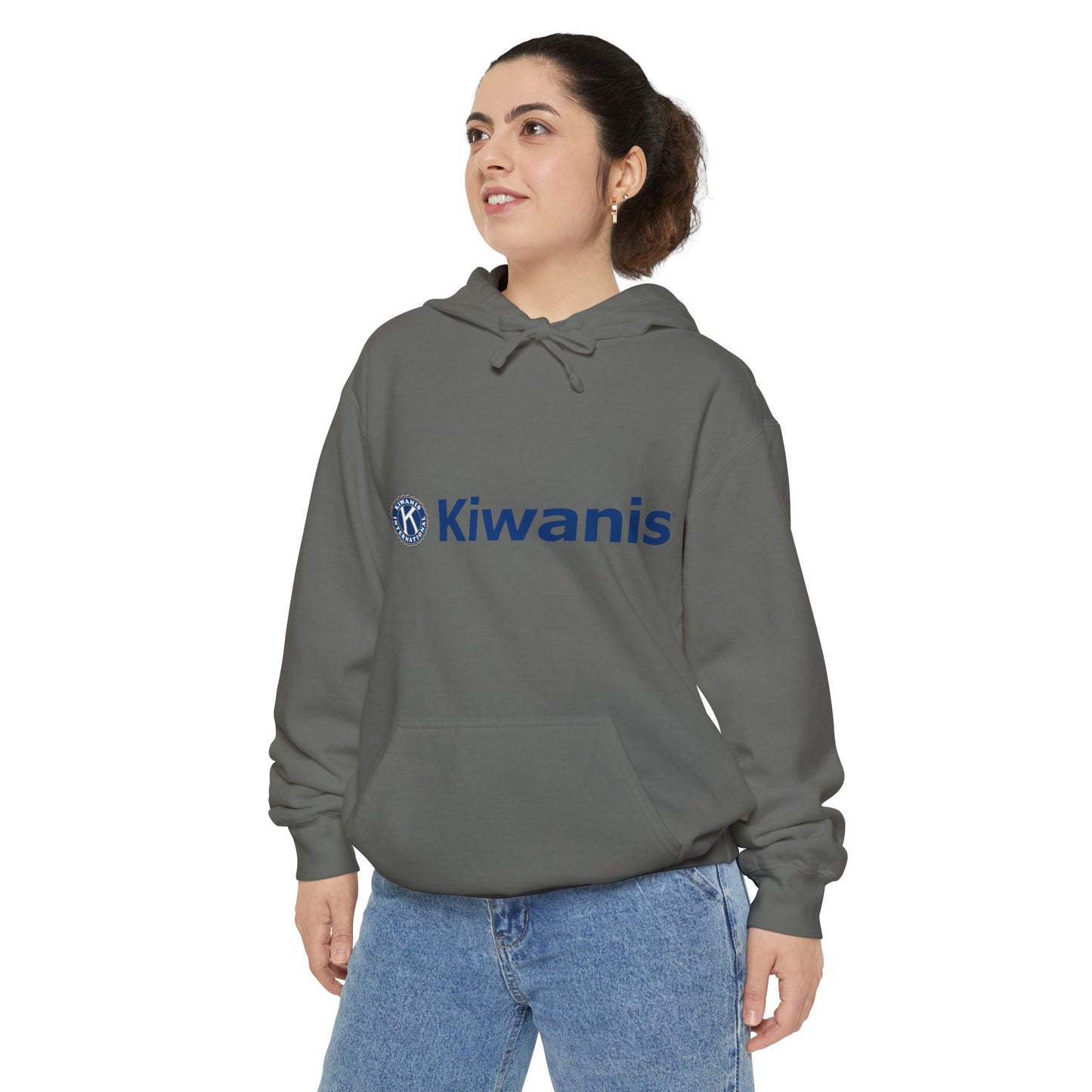 Kiwanis Unisex Garment-Dyed Hoodie - Comfortable Community Support Apparel