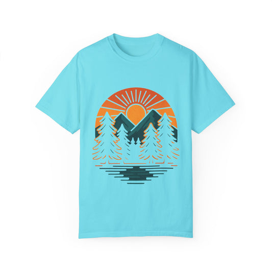 Sunset Mountain Unisex T-Shirt - Perfect for Outdoor Lovers