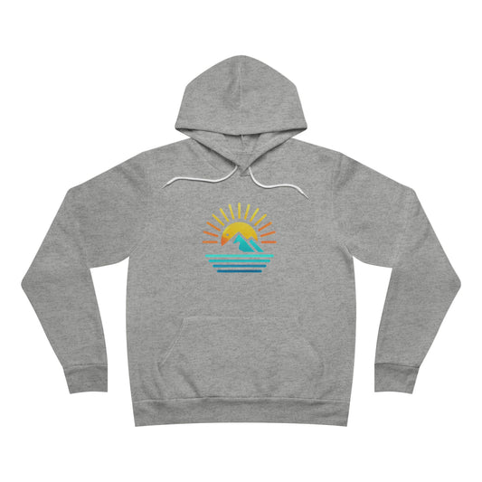 Sunrise Mountain Unisex Hoodie - Cozy Pullover for Outdoor Lovers